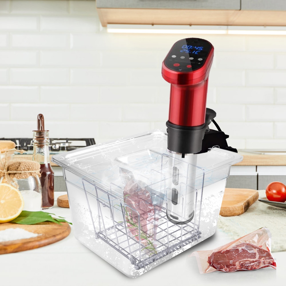 11L Fit 3rd Generation Smart Wifi Control Sous Vide Container Stainless Steel Rack