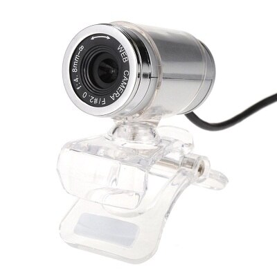 Webams HD Computer Camera met Absorptie Microfoon MICROFOON voor Skype voor Android TV Draaibaar PC Camera webcam mini Camera: WHITE