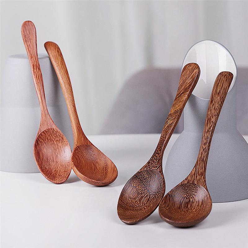 DOERDO Mestolo In Legno Di Noce Giapponese - Cucchiaio Multiuso 14,5 Cm Per Cucina, Bagno E Spezie, Fatto A Mano