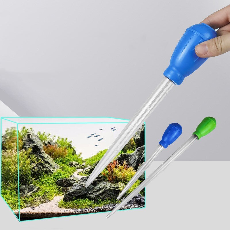 29/46cm 30ml pipette fish tank siphon pump water changer aquarium pipette Tool Supply tube aquarium clean tool