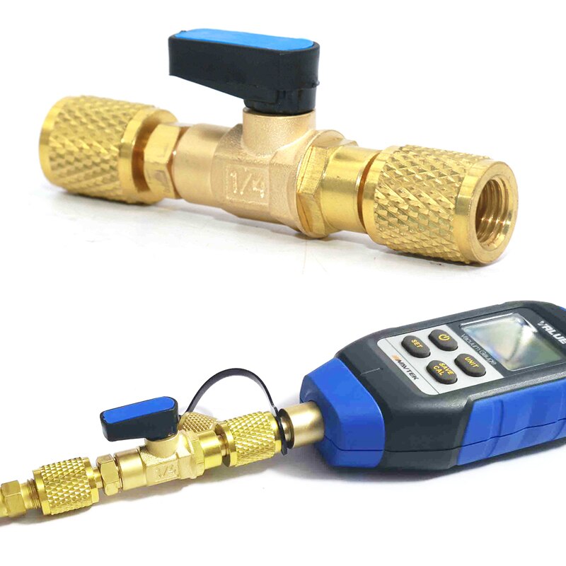 Damskie z kulką zawór wakuometr zawór ciśnieniowy ehicle klimatyzacja złącze