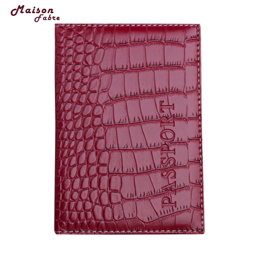 MAFA Passport Holder Protector Leather Wallet Women Business Card Soft Passport Cover Leather Csv