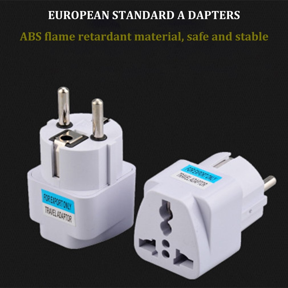 Conversiestekker europese reisstekker europese standaard multifunctionele stekker voor frankrijk zuid-korea russische stekker