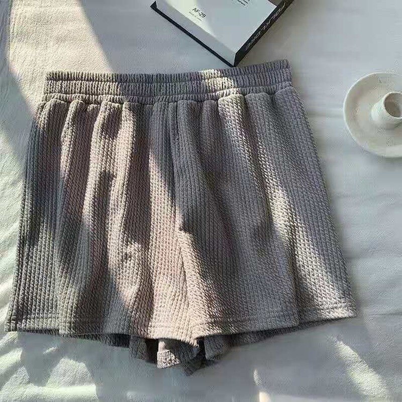 QWEEK-Pijama de verano para mujer, ropa de casa, conjunto de 2 piezas, trajes femeninos con pantalones cortos, ropa de dormir informal