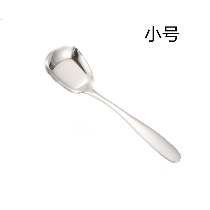 Buyer Star Stainless Steel Square Spoon S M L Rice Spoon Set Dinner Sponn Tableware For Kids &amp; Adult Kitchen Accessory: Color Small Size