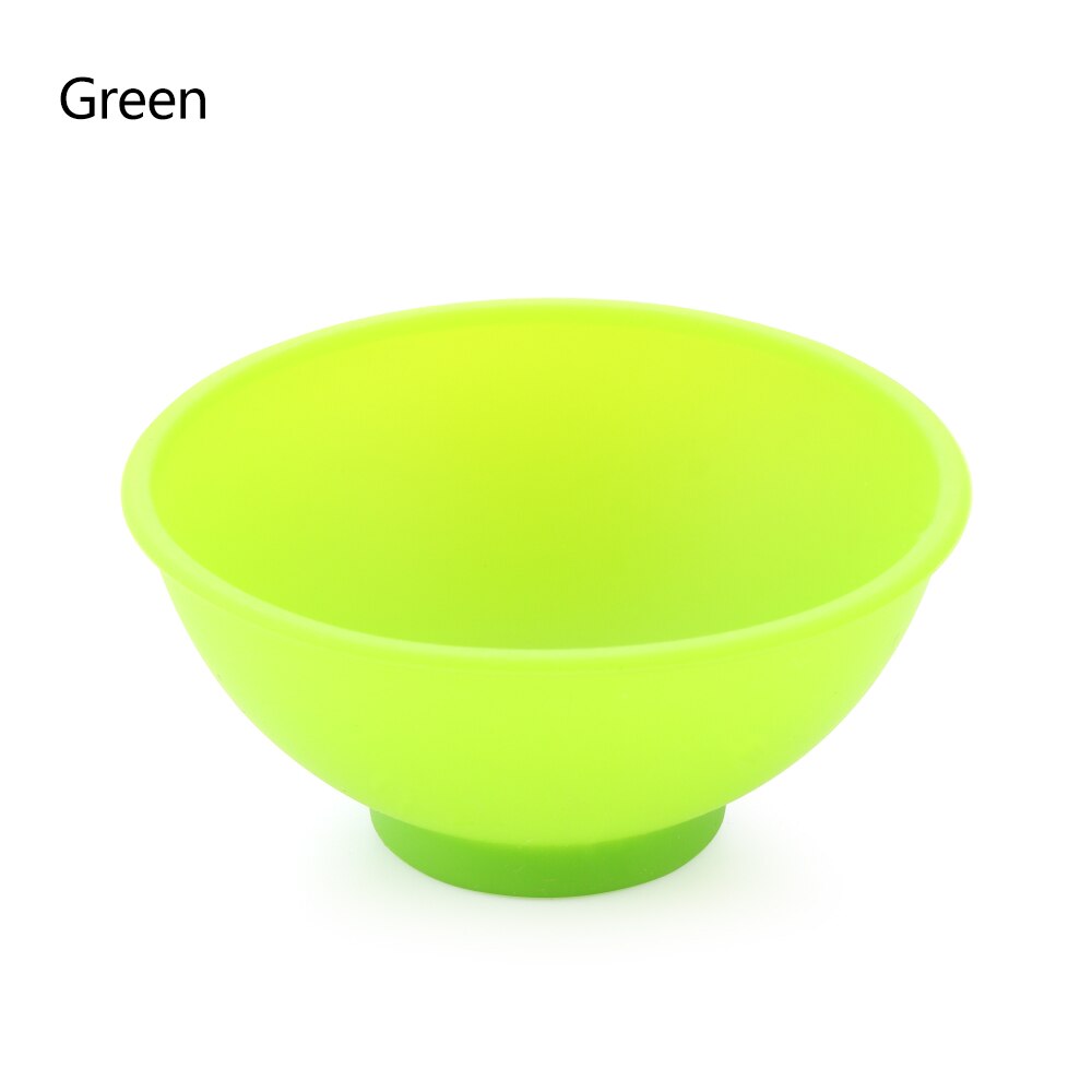 6.7x6.7x3cm Odorless Anti Silicone Bowl Facial Mask Mixing Prep Measuring Salt Sauce Sugar Butter Dressing Bowl: green