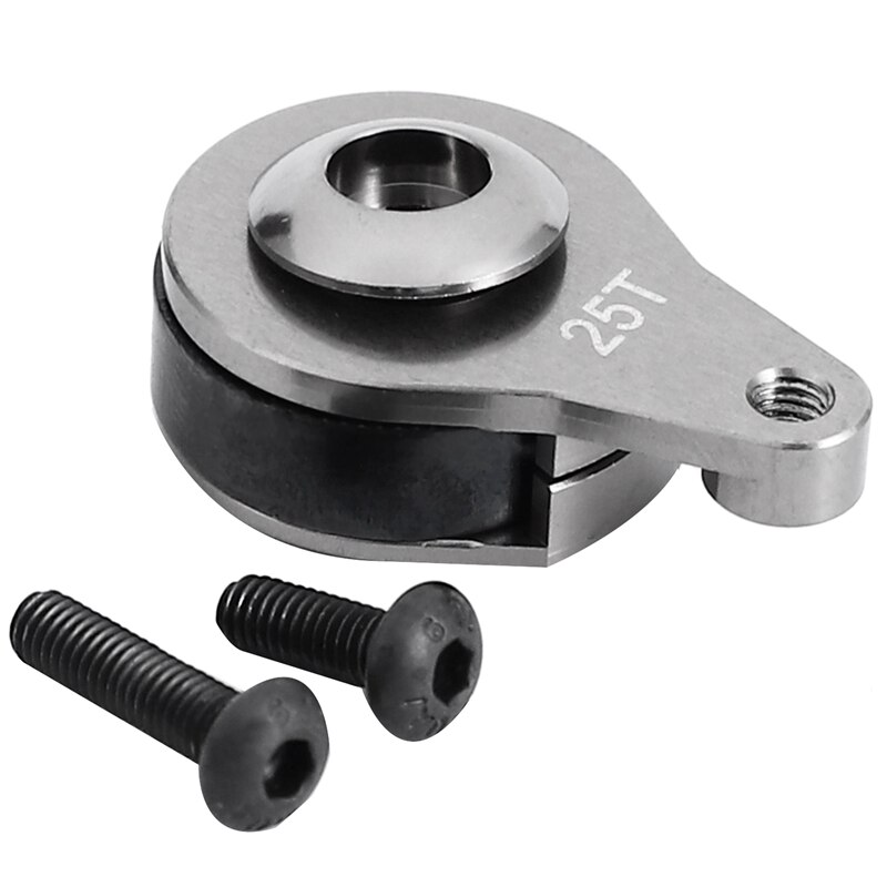 Bras Servo en aluminium 25T, Style à trou unique pour RC 1:10 chenille axiale SCX10 90046 D90 pièces améliorées
