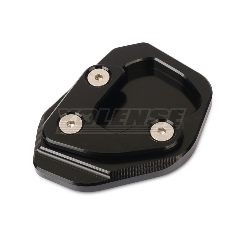 Motorfiets zijstandaard verlengstuk steunplaat vergrotingsstandaard voor qj motor srk 800rr srk 600rs srk 800 rr srk 600 rs: Donkergrijs