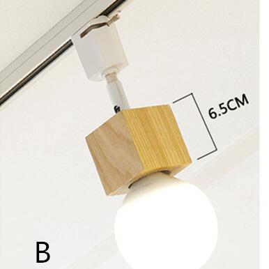 Moderne LED holz Spur licht richtung eingestellt schiene strahler Spur leuchte für kleidung Einkaufen TV Zauberstab 110 v 220 v