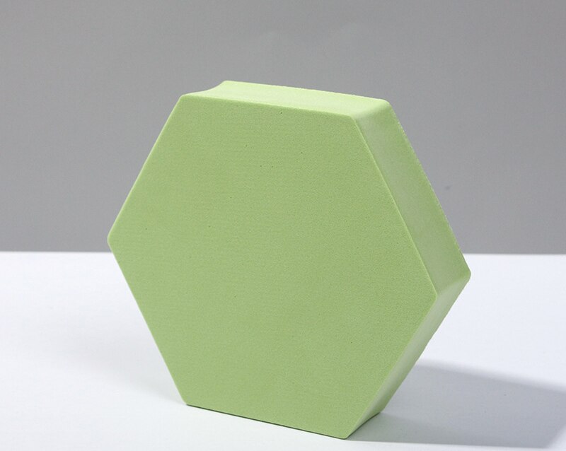 Reine Farbe eins Fotografie Foto Requisiten Schaum Geometrische Würfel Schießen Requisiten Für Fotografie Kulissen: Grün 13X3cm