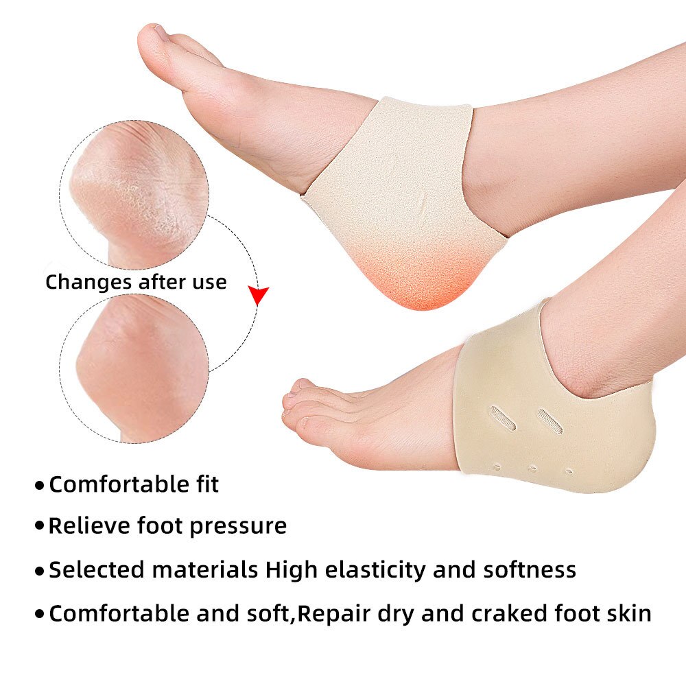 1 Pair Ankle Support With cloth heel cover Women Man heel pain Relief Ankle Sock Brace Support Plantar Protector foot socks