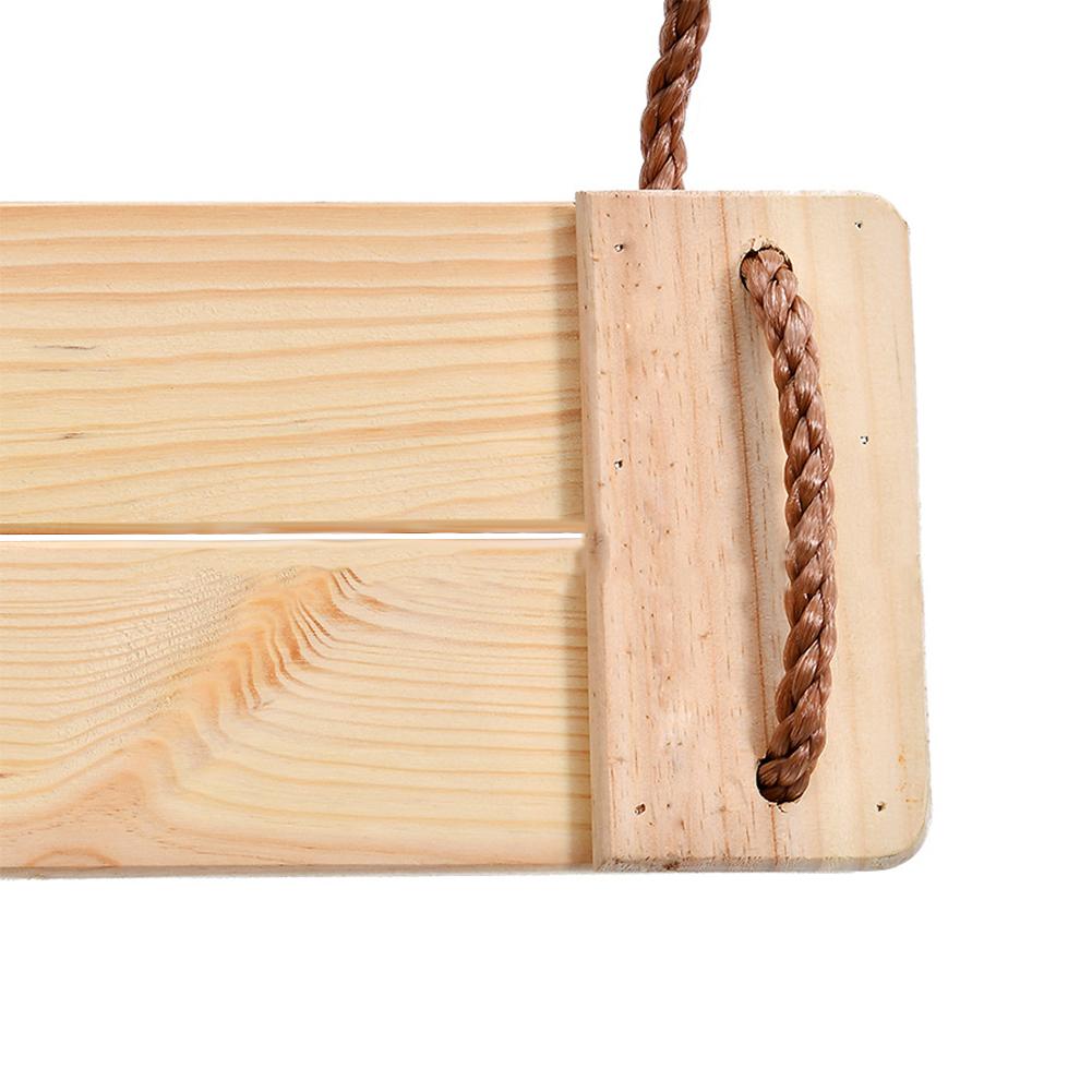 Kids Swing Seat Wooden Tree Swing Seat For Indoor Outdoor Adults Children