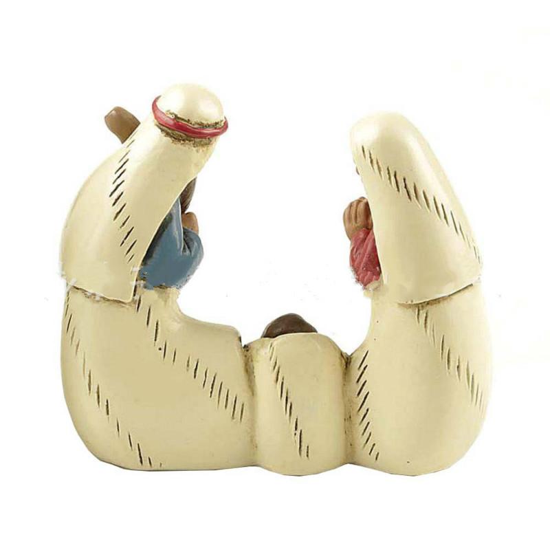 Home church ornaments hand-painted nativity resin