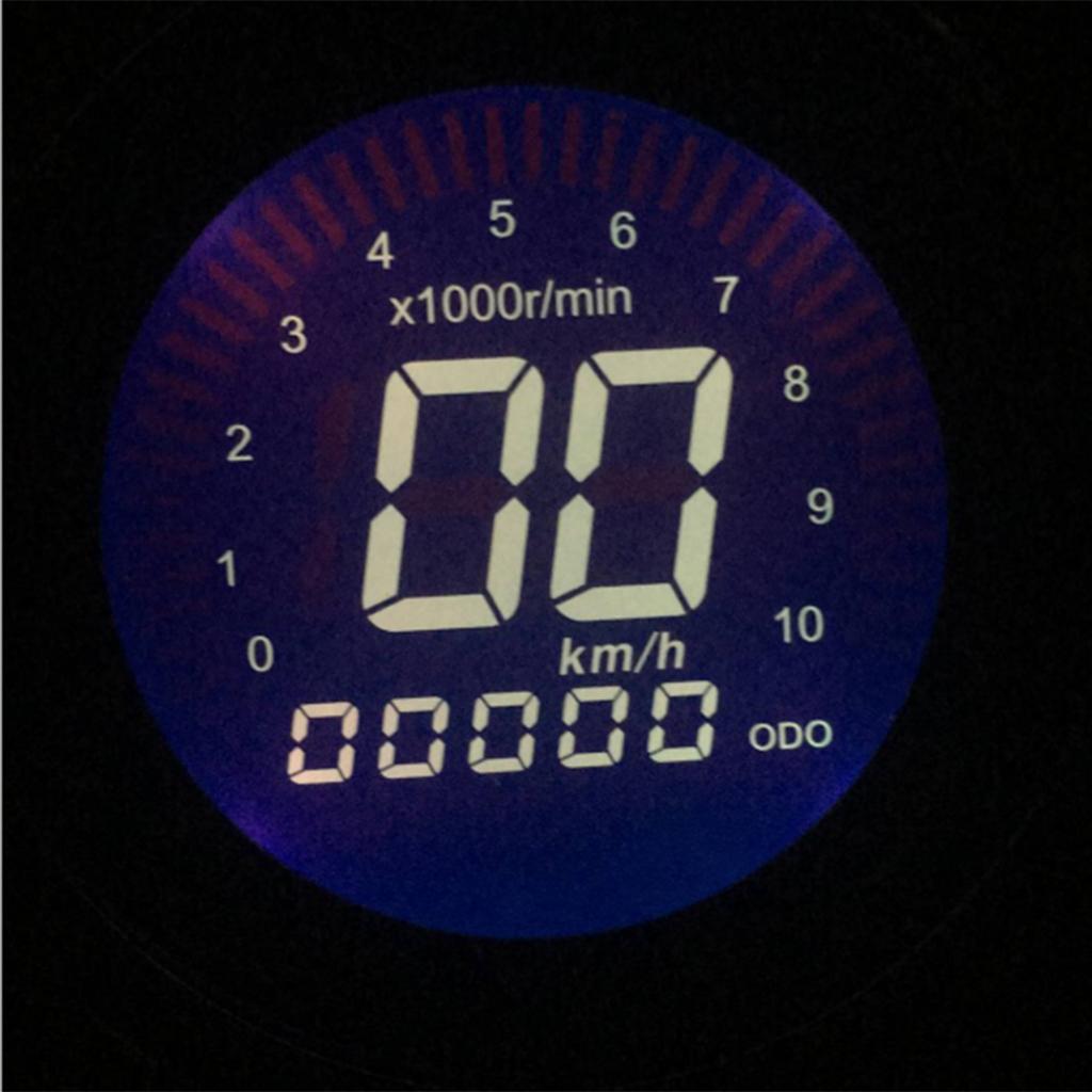 4 digitale LED-display snelheidsmeter toerenteller RPM snelheidsmeter