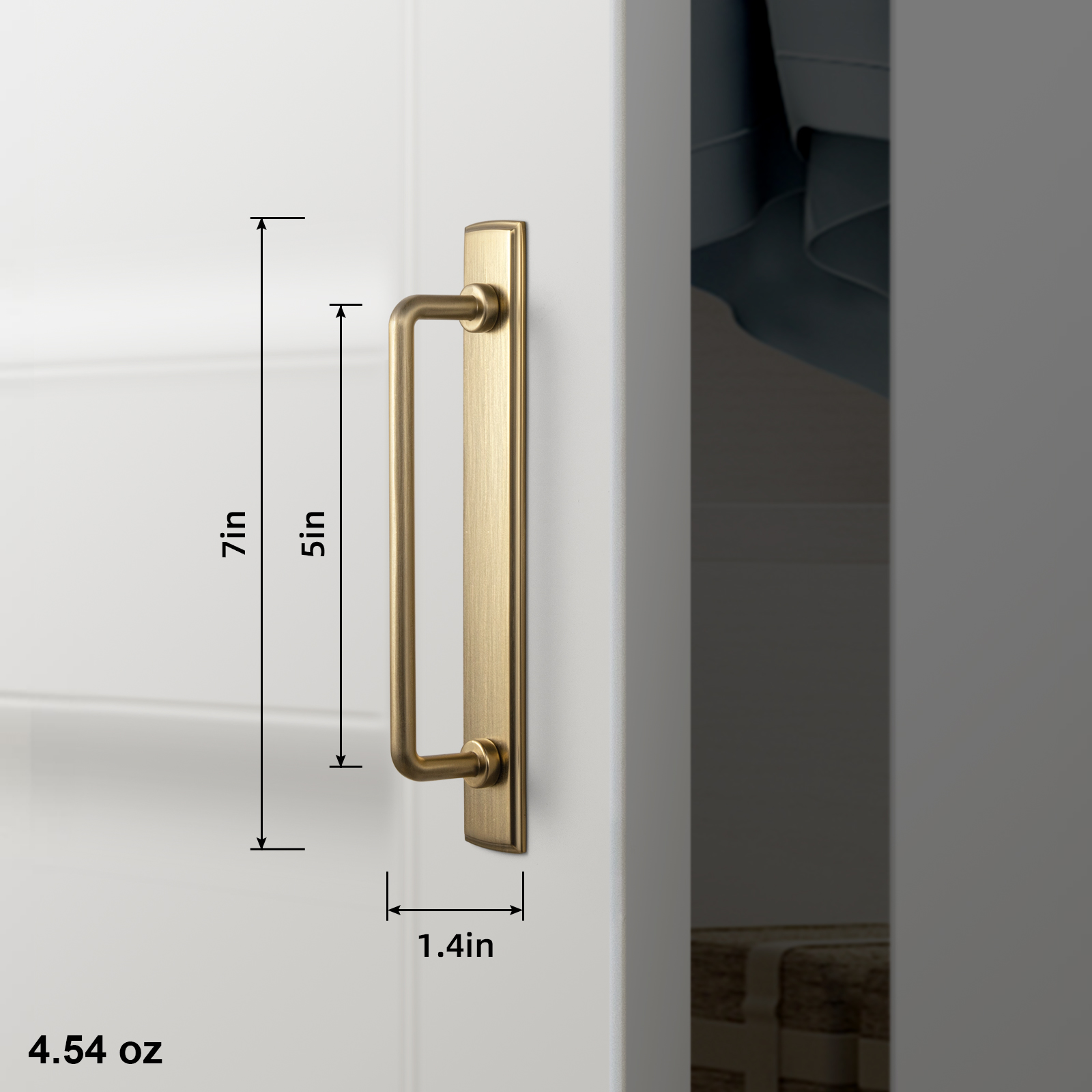 Antikk messinghåndtak med bakplate vintage deksel til møbelhåndtak skuff skap bar trekkhåndtak til hjemmet: 4xl / Flerfarget