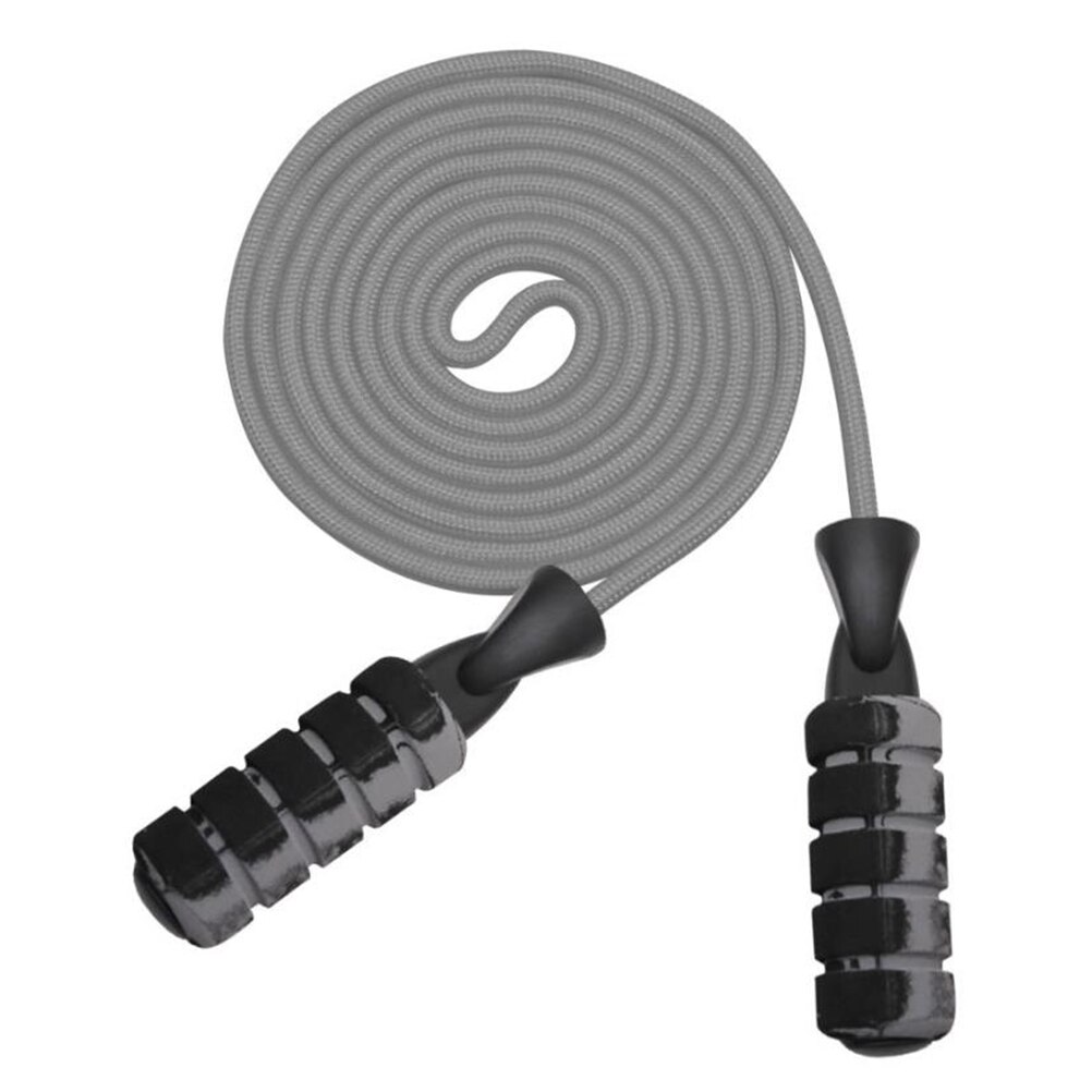 Cojinete dúplex, cuerdas de saltar, cuerda de saltar ponderada, equipo para deportes. Para Adultos estudiantes: 9mm Grey