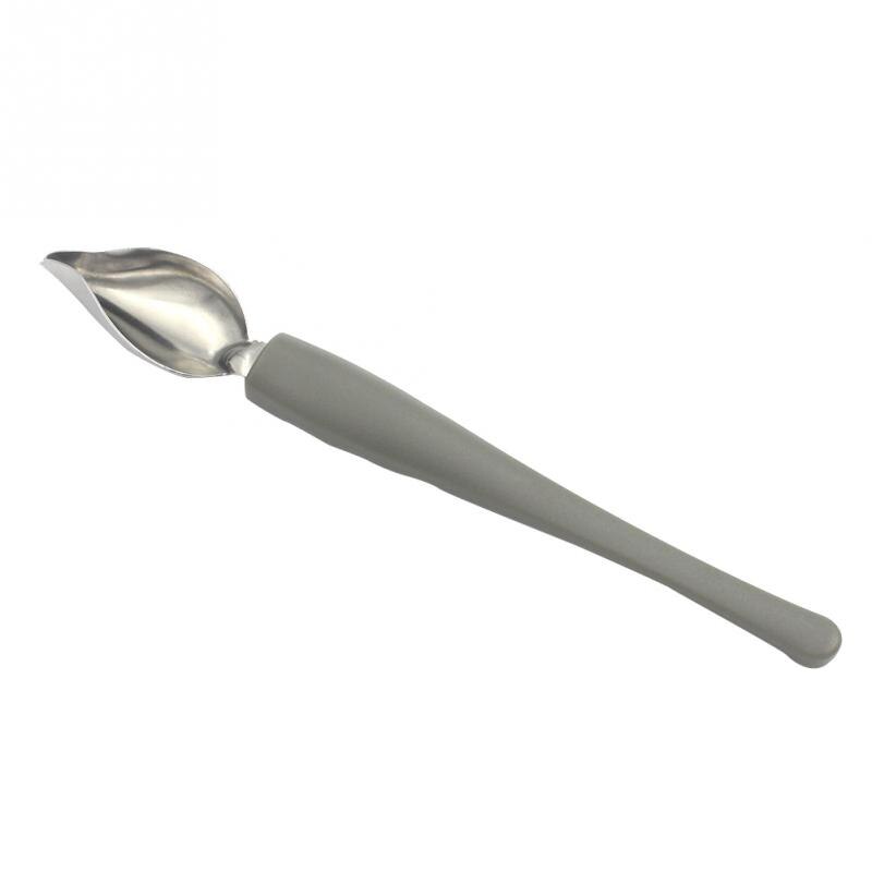 Utensilio de cocina para pintar salsa de soja, accesorios de cuchara, lápiz de acero inoxidable, Mango antideslizante para café, excelente sensación más exquisita: S