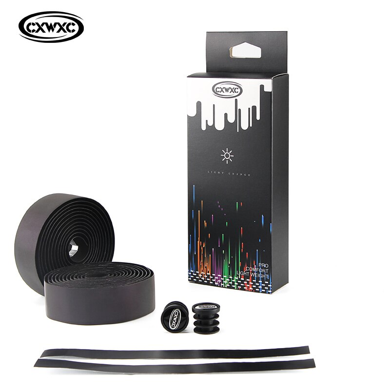 Cinta de manillar para bicicleta reflectante a prueba de golpes a prueba EVA bicicleta Bar cintas puños accesorios carretera Bar cinta envoltura para ciclismo: CX-85