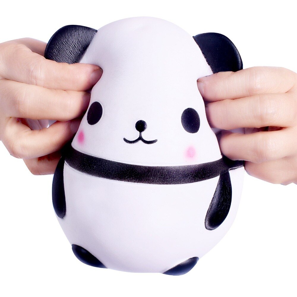 15CM big squishy slow rising jumbo lanyard Squishy Slow Rising Starry sky panda squeeze lanyard for keys groot phone strap