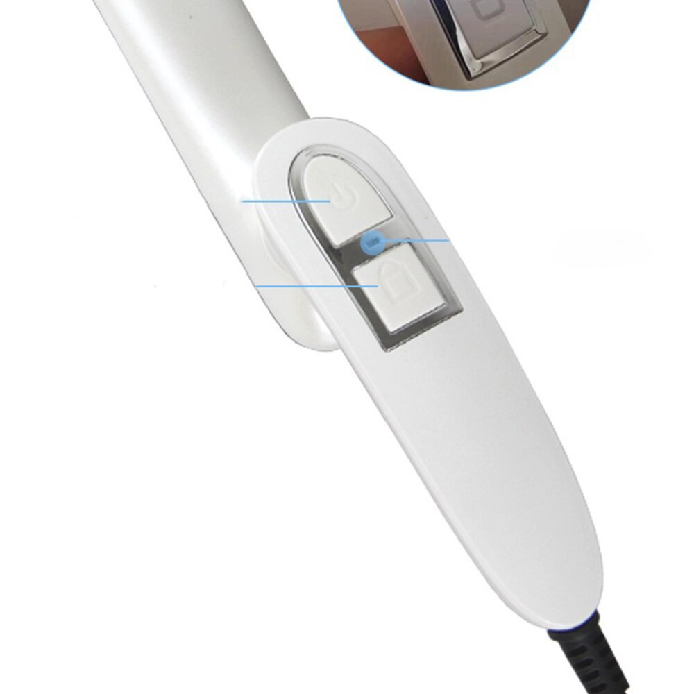 1PC Beard Straightener Multifunctional Electric Foldable Rotation Straightening Comb for Men with EU Plug