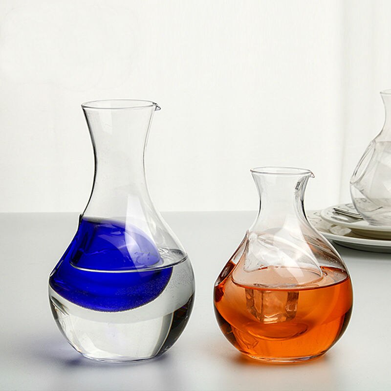 Decantador de vino de hielo para el hogar, botella de Sake de cristal, dispensador de vino exterior, olla de cocina japonesa, Igloo de hámster