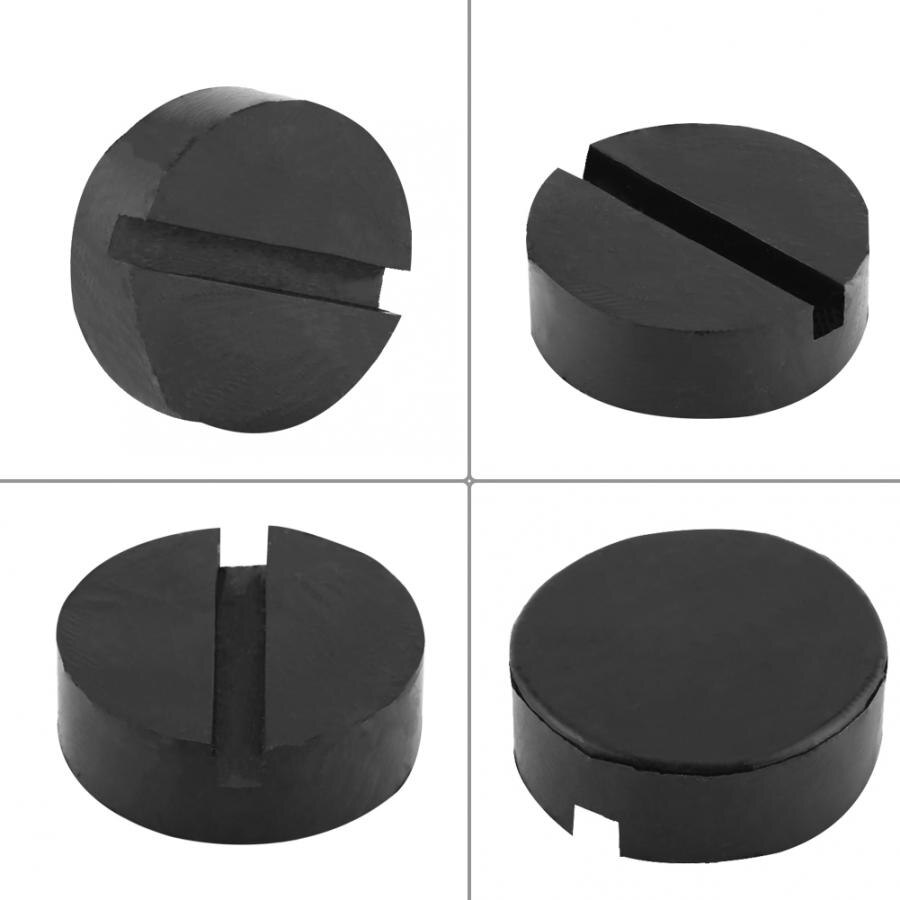 Car lift jack stand rubber pads jack Pad Disc Hydraulic Jack Black Disk Jack Stand Black Rubber Slotted Floor pad head skid incr
