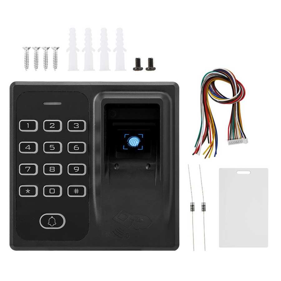 Fingerprint Reader ID Card Induction Password Door... – Grandado