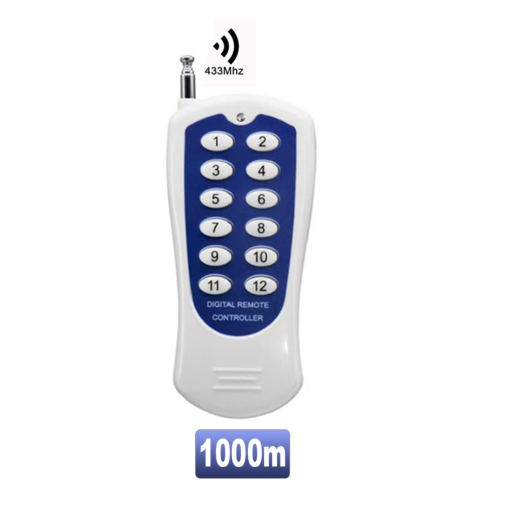 QIACHIP 433MHz bezprzewodowy pilot RF DC12V 5V 24V moduł przełącznik odbiornik moduł 433.92MHz z nadajnikiem dalekiego zasięgu światło: YELLOW