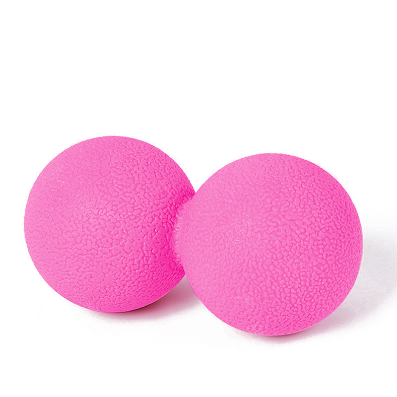 Balle de Massage élastique pour les pieds, Crossfit, Relaxation musculaire, Relaxation profonde, diadème, Yoga: pink peanut ball