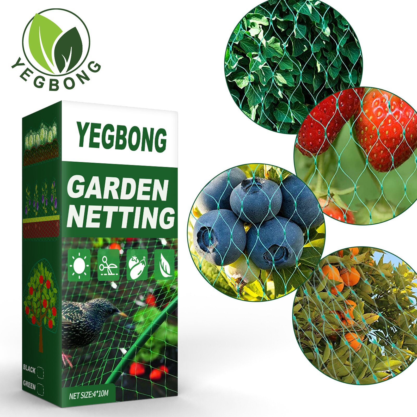 Garden Reusable Insect Protection Net Bug Insect Bird Net Barrier Vegetables Fruits Flowers Plant Protection Greenhouse Netting