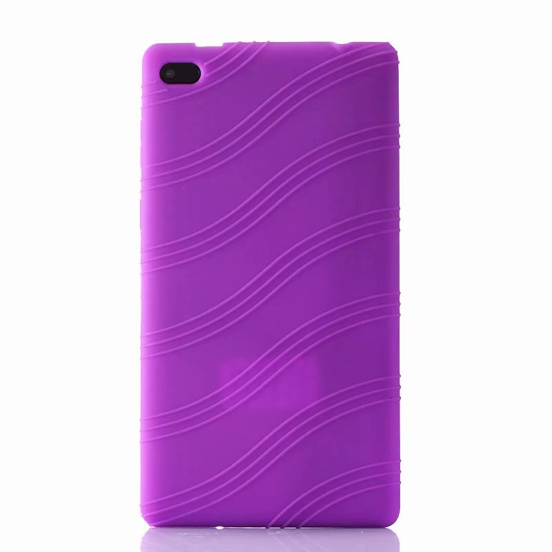 Funda de silicona para Lenovo Tab 4 7 Essential TB-7304F, funda de silicona, funda de silicona, funda protectora de 7,0 "7304i, carcasa suave, Fundas: Púrpura