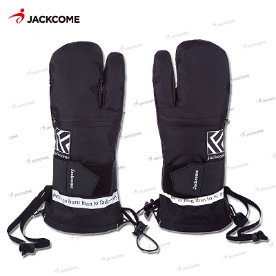 Jackcome Ski Handschoenen Winter Sport Waterdichte Skiën Snowboard Mitten Winddicht Leer Warme Snowboarden Bescherm Gear Handschoenen: XL