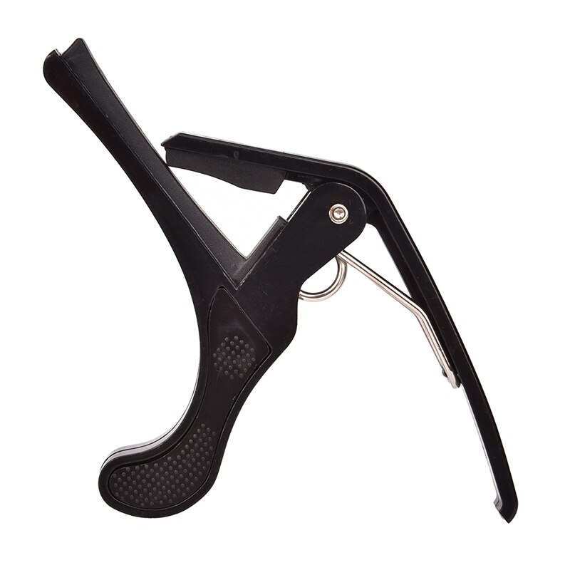 1PCS 6 Colors Key Acoustic Classic Guitar Capo For Tone Guitar Capo Quick Change Clamp: Black