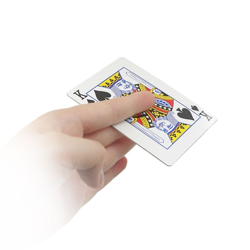 5pcs Metal Playing Card, Flying Card, Dart Magic Toy Tricks Props