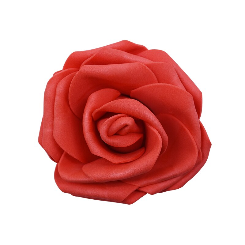 30Pcs 8 Cm Grote Foam Rose Kunstmatige Bloemhoofdjes Voor Bruiloft Decoratie Diy Kransen Boeket Handgemaakte Ambachten Accessoires: F06 Red