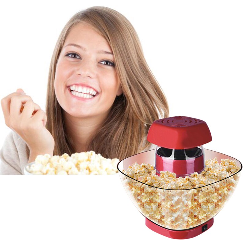 Popcorn Maker Mini per Uso Domestico Automatico Macchina per I Popcorn Fai da Te di Mais Macchina per Popcorn Utensili da Cucina Spina di Ue