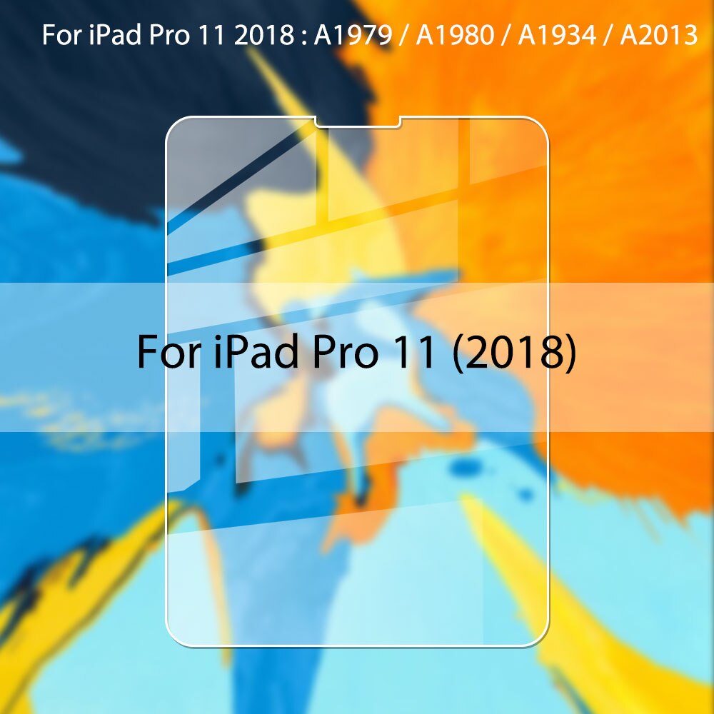 Osłona ekranu dla Ipad Air 5 4 2022 Pro 11 2020 9.7 Cal szkło hartowane dla Ipad 10.2 Mini 6 3 2 6th 5th Gen hartowane: For ipad Pro 11 2018