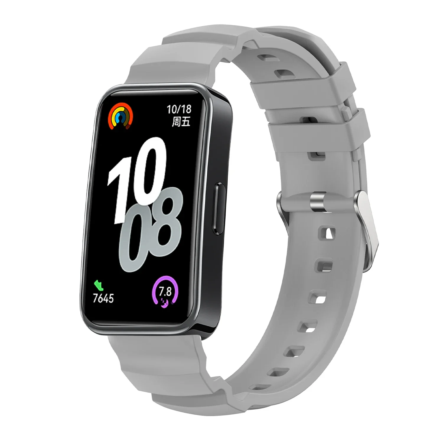 Bracelet pour Huawei Band 8 9 10 bracelet accessoires SmartWatch remplacement bracelet de montre bracelet en Silicone correa bracelet Huawei Band 8: Noir Vert