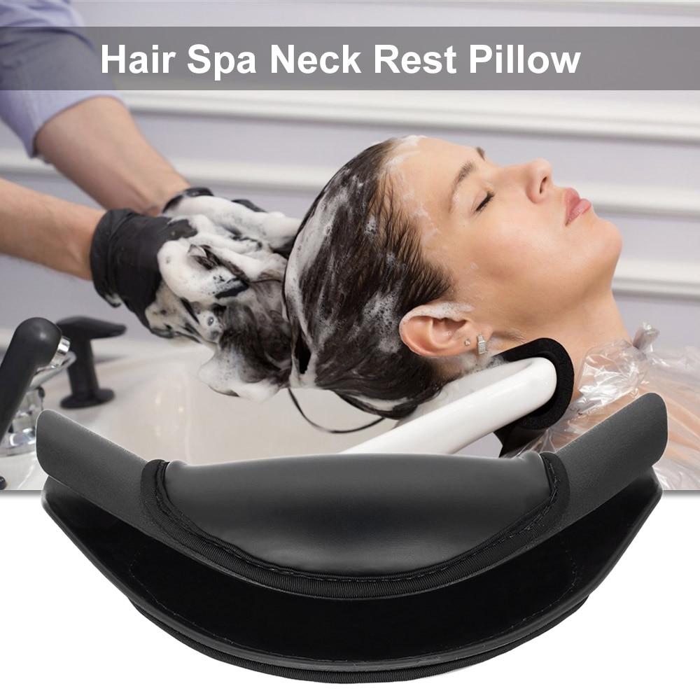 Hair Spa Neck Rest Pillow Salon Shampoo Bowl Gripper Soft Silicone Sponge Neck Rest Cushion Hair Wash Sink Basin Gripper