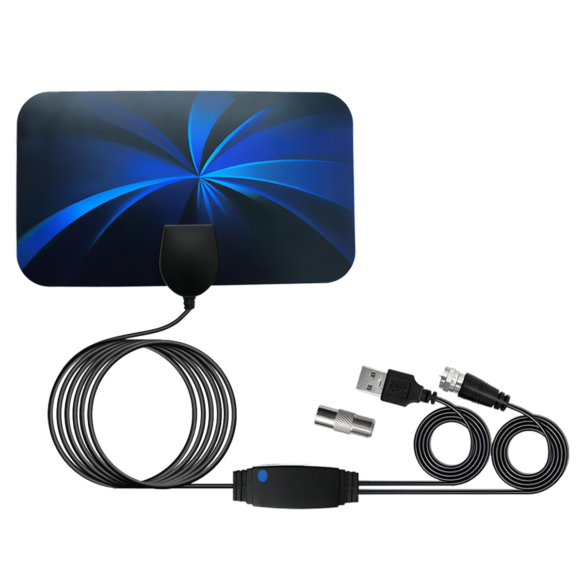 Indoor and Outdoor Digital Tv Antenna Colorful Film Ground Wave Antenna Hdtv Antenna Hdtv-T2 Supports Hd