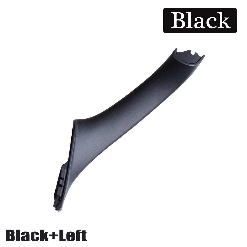 Voor Bmw 5 Serie F10 F11 Grijs Beige Zwart Auto Links Rechts Binnen Interieur Handvat Binnendeur Panel Pull Trim cover: Black-left