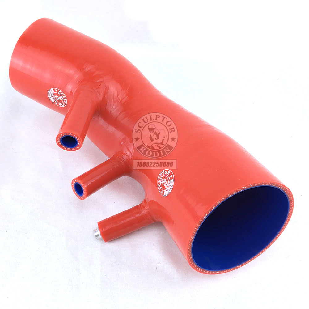 Siliconen Inductie Slang Intake Voor Honda Civic FD2 FG2 K20A (1 Stuks) Rood/Blauw/Zwart