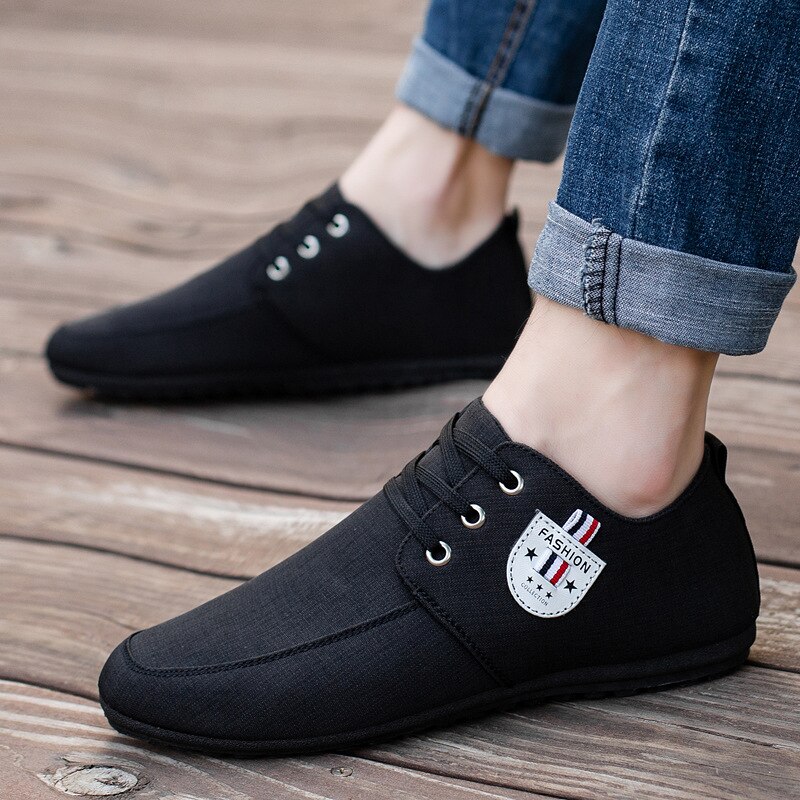 Herenschoenen casual ademende instappers heren loafers flats canvas schoenen heren witte sneakers comfortabele rijschoenen zapatos hombre