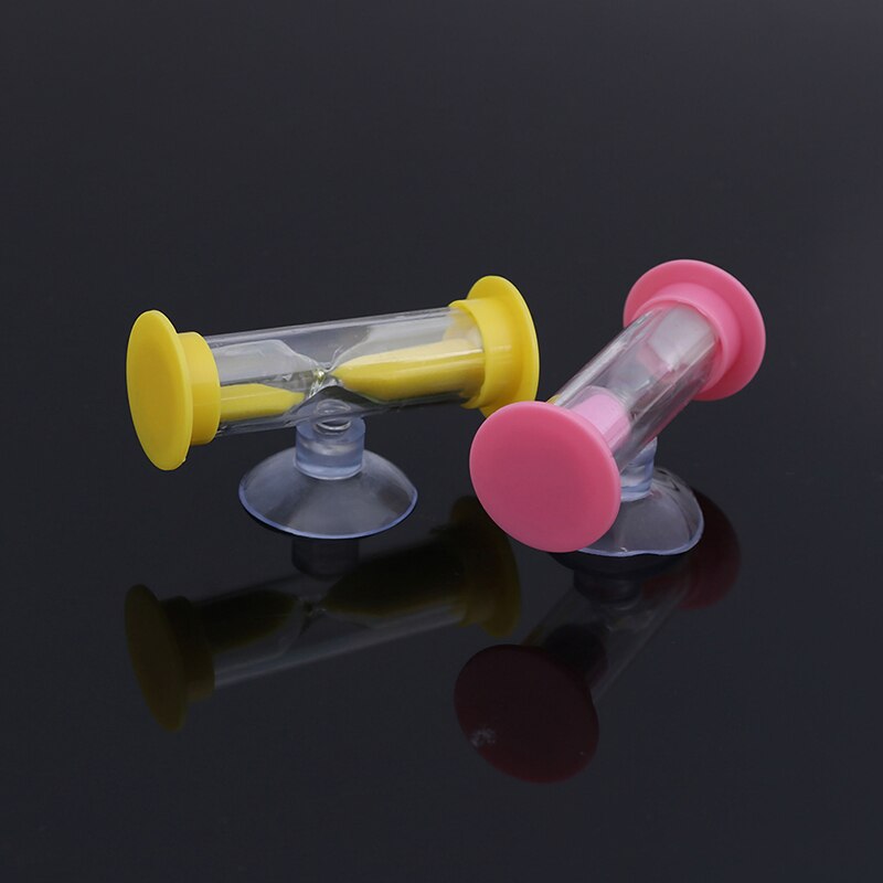 3 minutes minuterie de douche dent brossage minuterie créatifs enfants fournitures sablier sable horloge plastique ventouse 7 couleurs