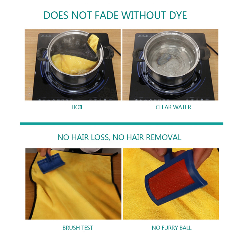 Toalla absorbente para mascotas, Toalla de baño de secado rápido para gatos y perros grandes, suministros de baño de nano fibra, 10 veces de absorción