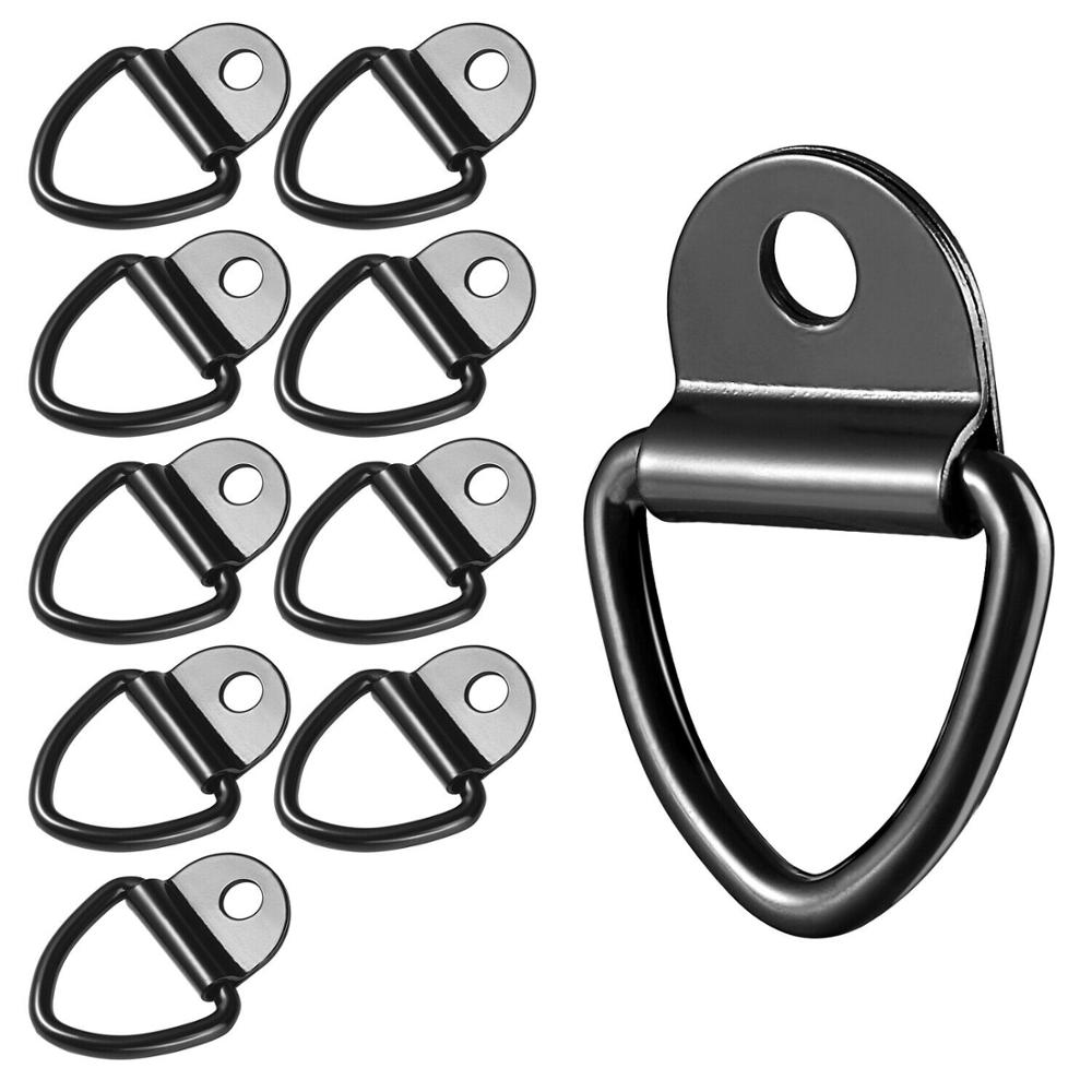 ZEONHEI Lot de 6 Piquets d'ancrage Robustes en Forme de U en Acier