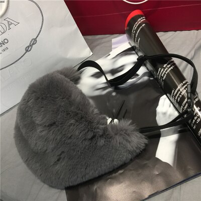 Pelliccia del Faux per le Donne Alla Moda di Inverno Della Peluche Sacchetto Della Vita Femminile casuale Borsa con Tracolla Sacchetto Del Telefono anca culo Borsa 2019