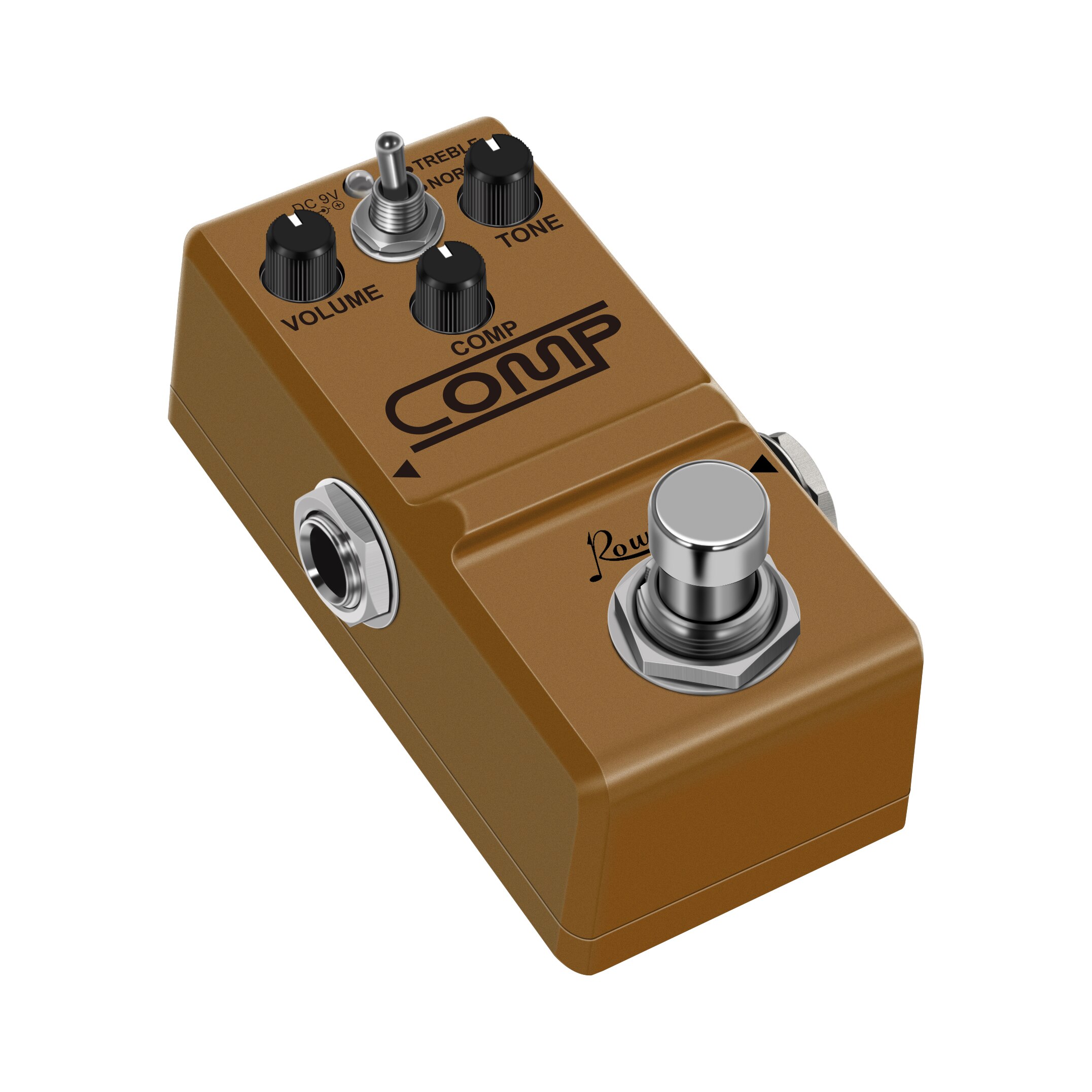 Rowin LN-333 Analog Mini Opto Kompressor Kasten Gitarre Kompression Pedal für Elektrische Gitarre Bass