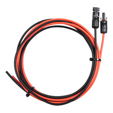 Xinpuguang 10 M MC4 connectin extension solar kabel (Zwart kabel 10 m + Rode Kabel 10 m) 2.5mm2 Zwart of Rood TUV Goedkeuring Power Kabel