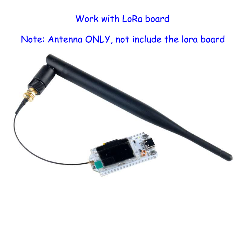 868MHz / 915MHz LoRa Antenna 5DBi SMA Male to U.FL Connector Cable Omni-directional Antenna for Meshtastic Lora Board IoT